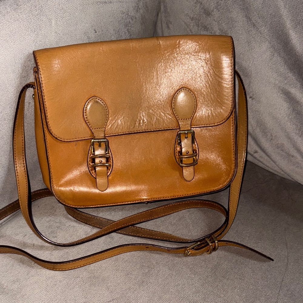 Vintage Ralph Lauren leather crossbody bag